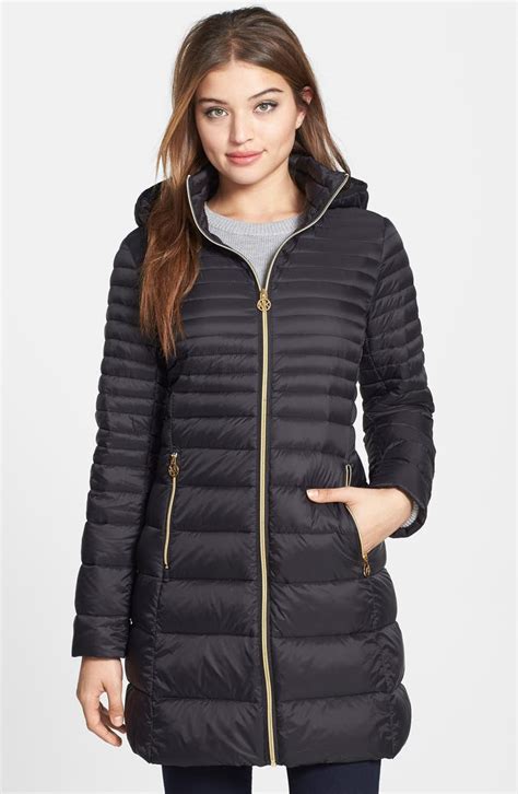 michael kors rote daunenjacke|Michael Kors coats for women.